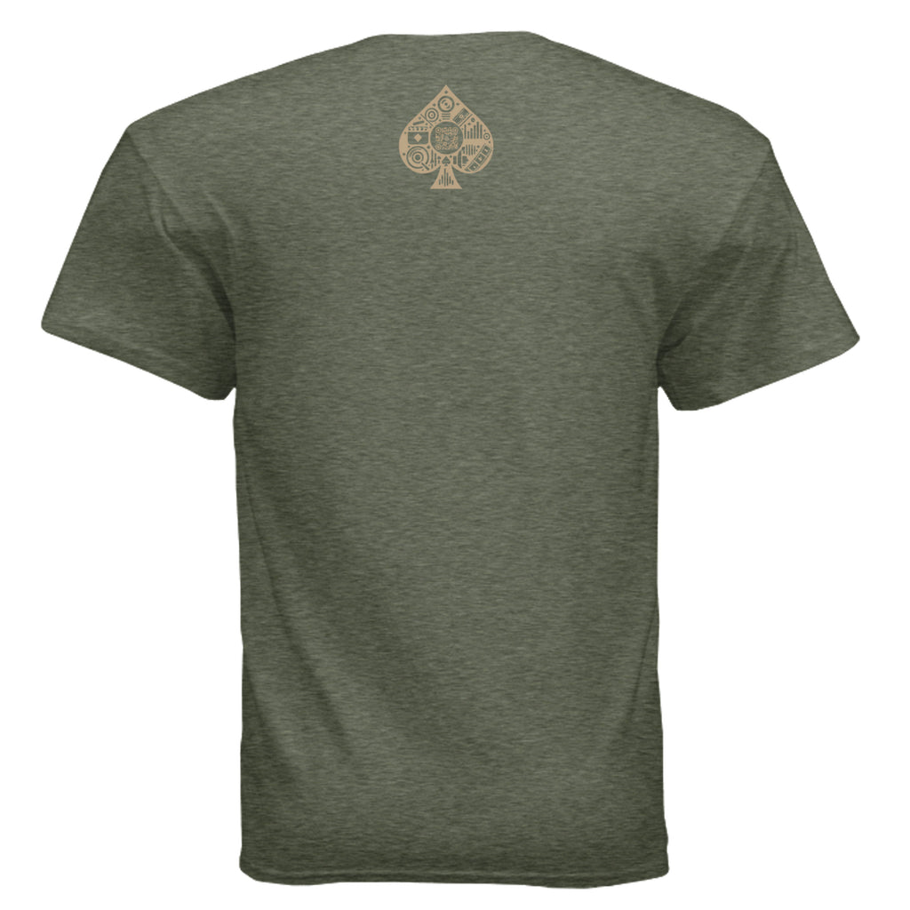 HEATHER MILITARY GREEN - G500 - BACK